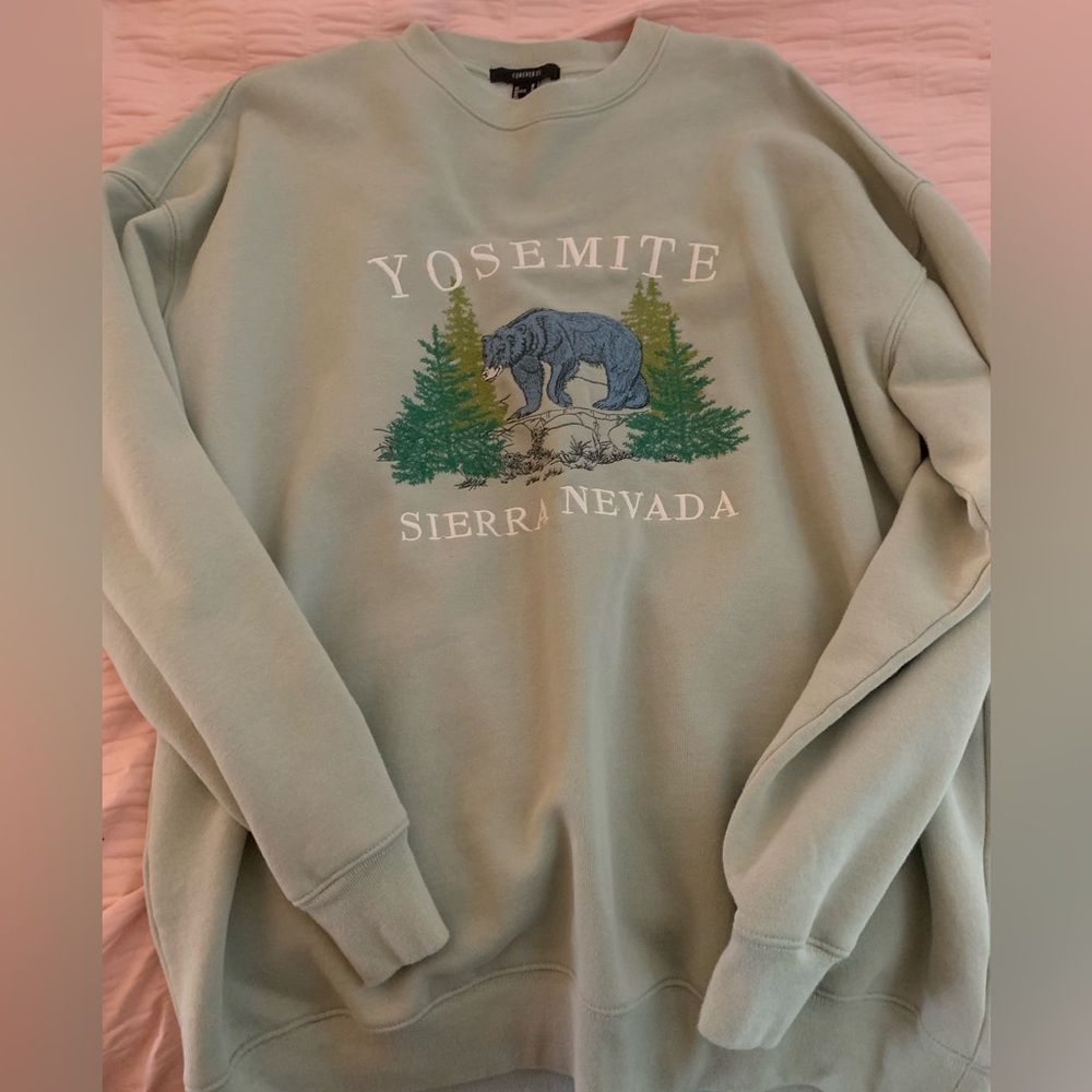 Yosemite Sierra Nevada Forever 21 Crew Neck